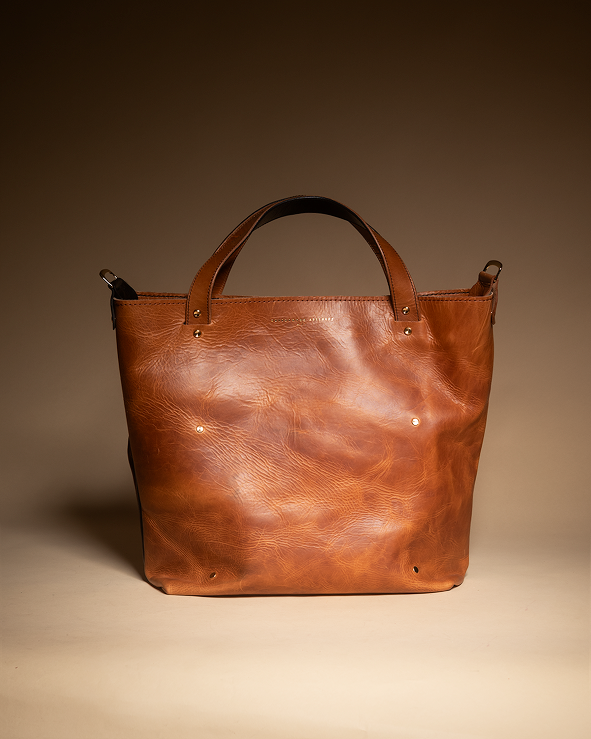 "Courtside" tennis tote black and tan