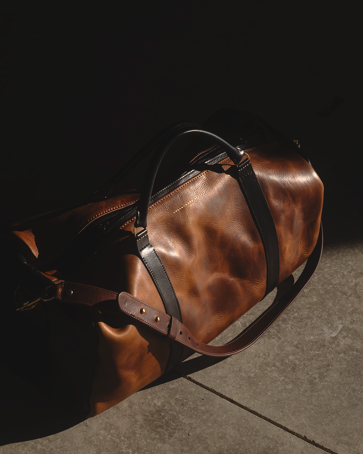 "Lone Star" duffle brown