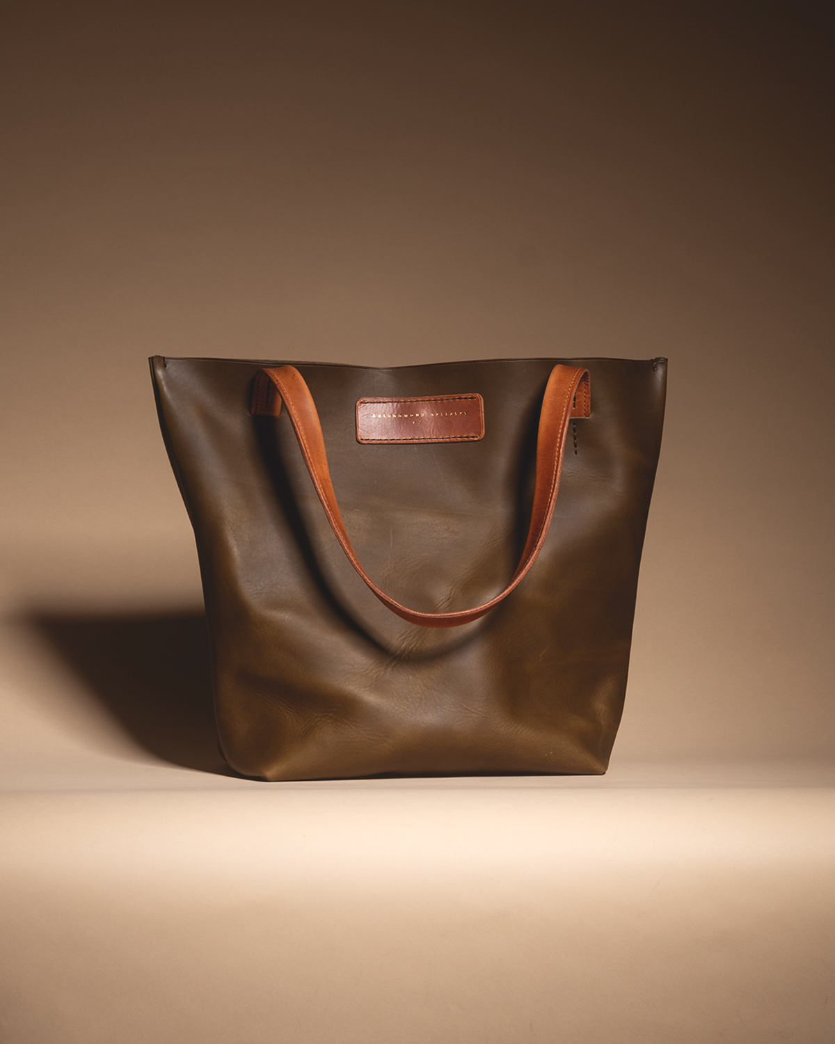 "The Minimalist" green and tan