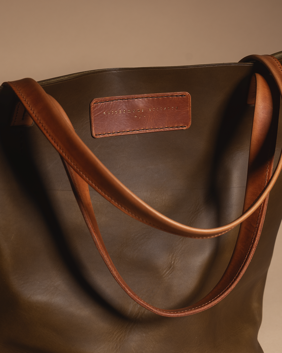 "The Minimalist" green and tan