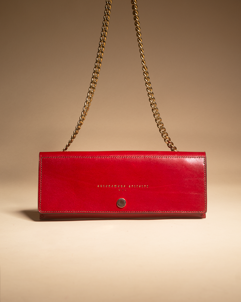 Night Owl red clutch