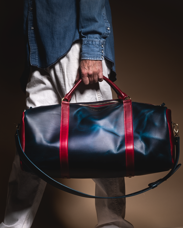 "Lone Star" duffle Blue