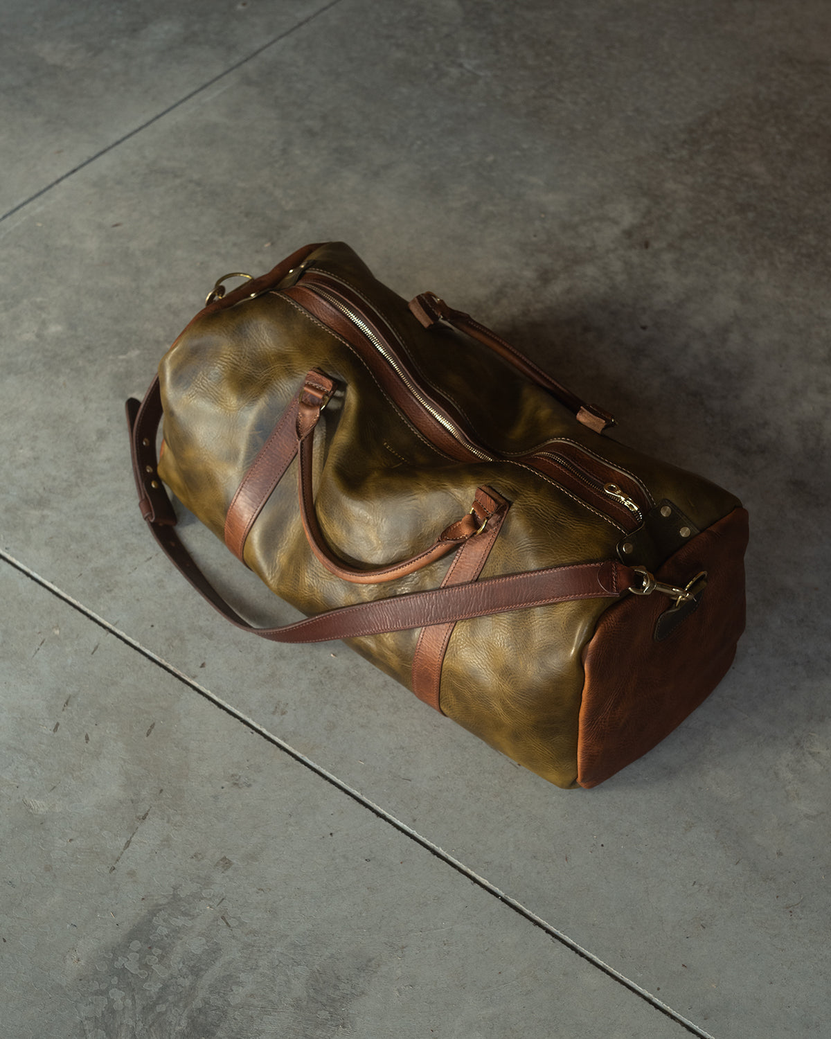"Lone Star" Duffle Green