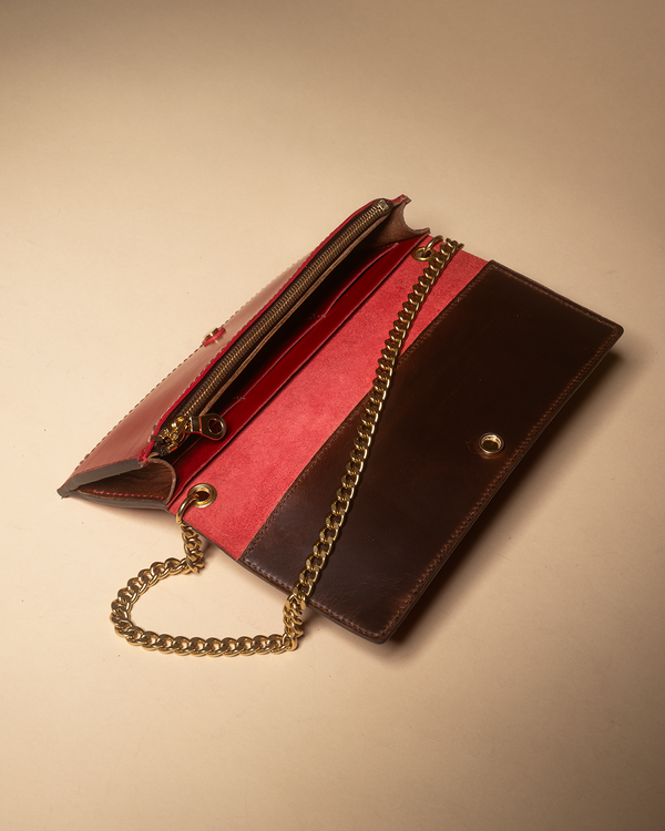 Night Owl red clutch