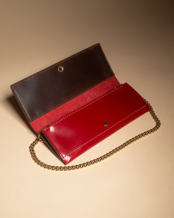 Night Owl red clutch